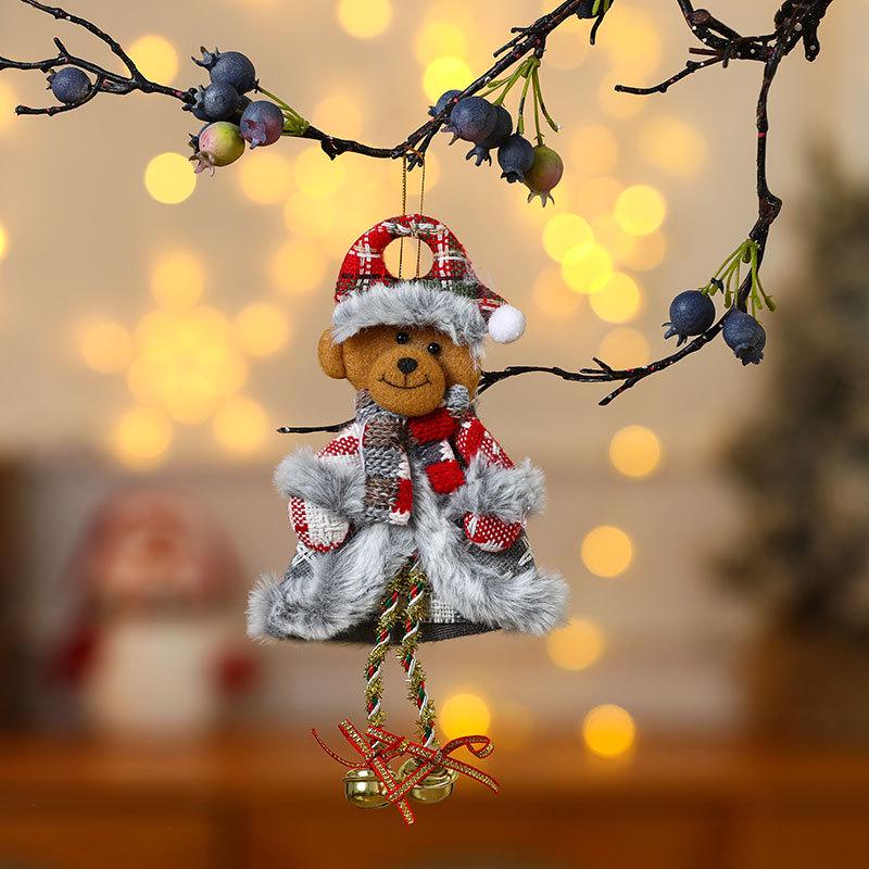 Cross-Border Small Santa Christmas Ornaments - Tree Accessories and Cloth Art Gifts