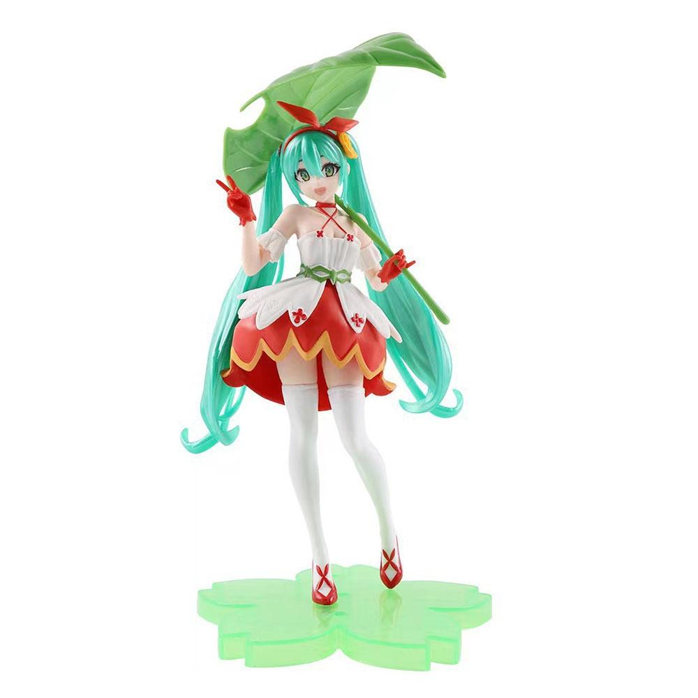 Hatsune Miku Figure Anime Girl Figure Desktop Decor Collectible Doll Present for Fans Future Vocaloid Statue Japanese Kawaii Otaku