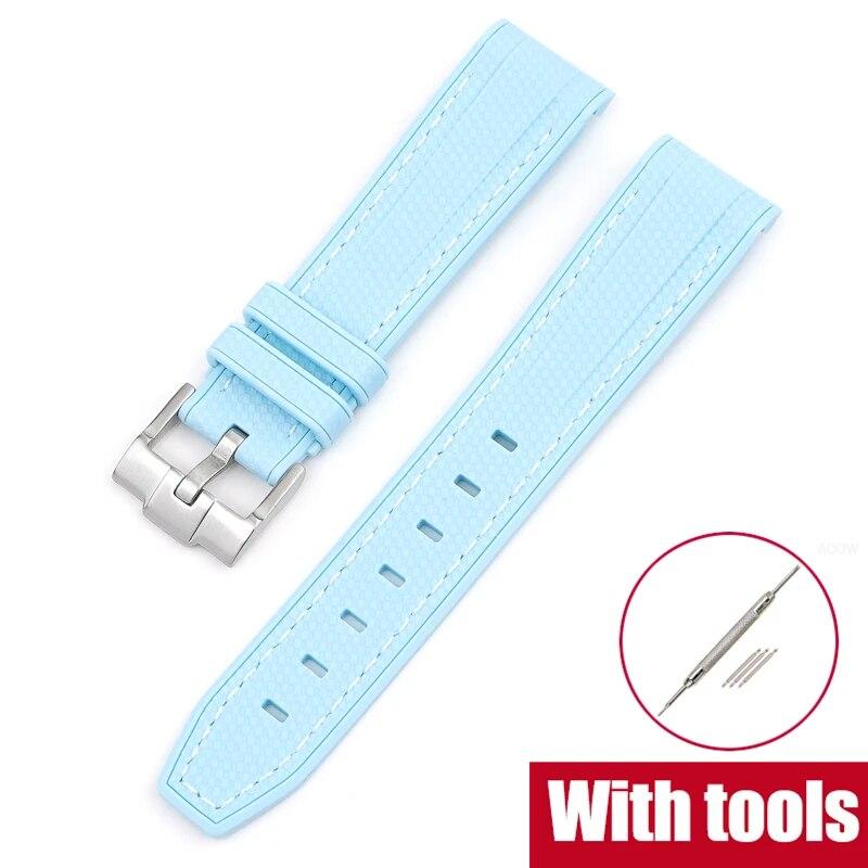Silicone Strap for Swatch X Omega Moonswatch Stainless Steel Buckle 20mm 22mm Men Women Soft Waterproof Replace Watch Band