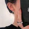 Новые Эпатажные Панк Металлические Геометрические Медные Персональные Шарики Гвоздики Серьги для Женщин Простой Дизайн Ежедневные Аксессуары Подарок на Вечеринку