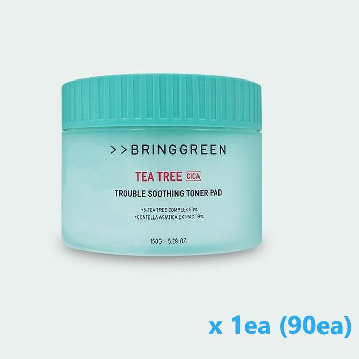 BRING GREEN TEA TREE CICA НЕИСПРАВНОСТИ ТОНЕР-ПОДДУШКА 150 г * 90 шт.