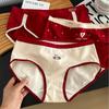 2025 Encorela Women's Big Red Benming Year All-Cotton Antibacterial Underpants - Couples Match Available