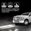 PIT66 Fog Lights, Compatible with 1997-2000 Dodge Dakota/1998-2000 Durango Fog Lamp, Clear