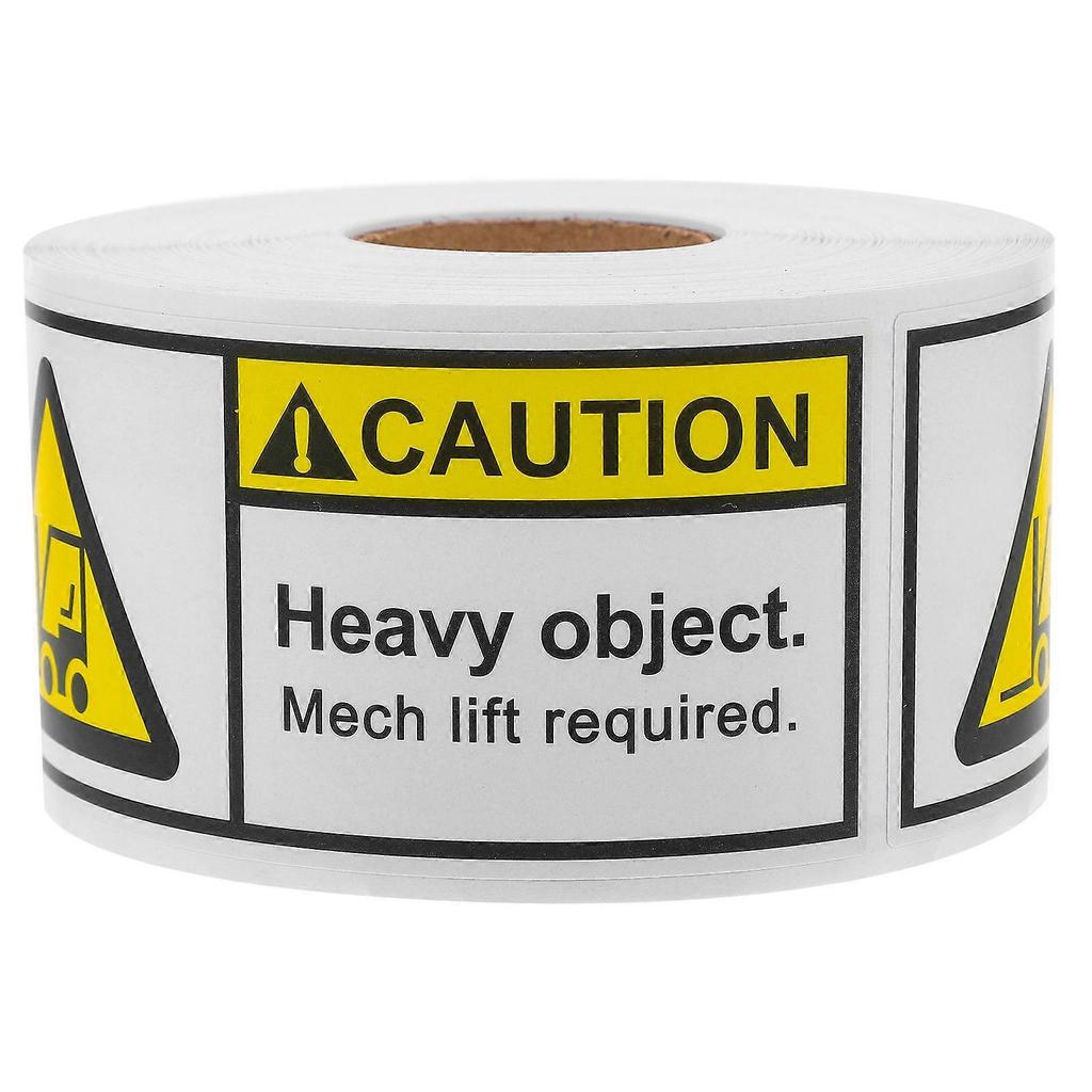 1 Roll Team Lift Labels Heavy Duty Warning Stickers for Logistics Packaging Caution Stickers Per Roll Essential for Safe Transportation Warehouse