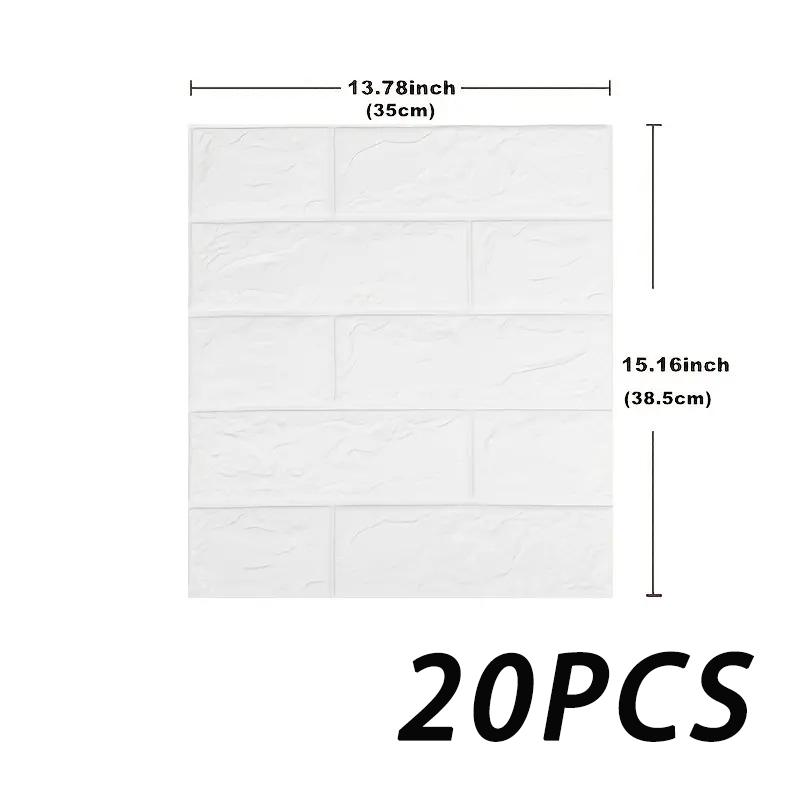 Обои для декора стены гостиной 35x38,5 см однотонные 3D самоклеящиеся настенные наклейки