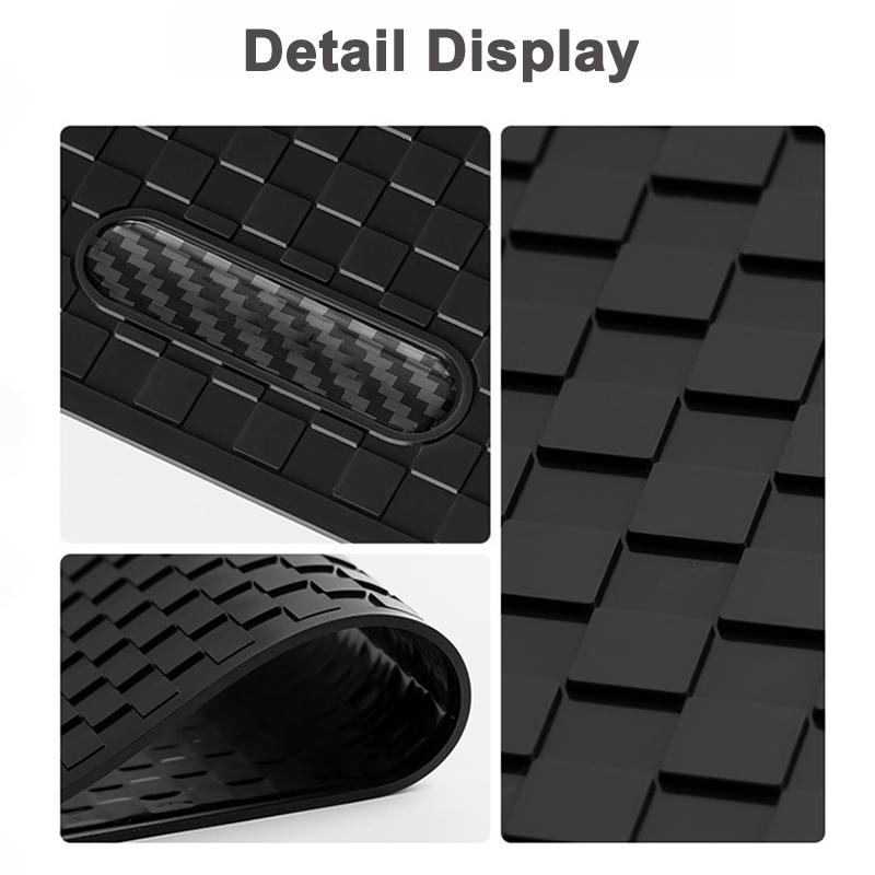 BTQNM1 Car Logo Non-Slip Mat Sticky Dashboard Sticky Pad For KIA Rio Soul Seltos Forte K5 K3 Niro Sorento Stinger Sportage Decoration