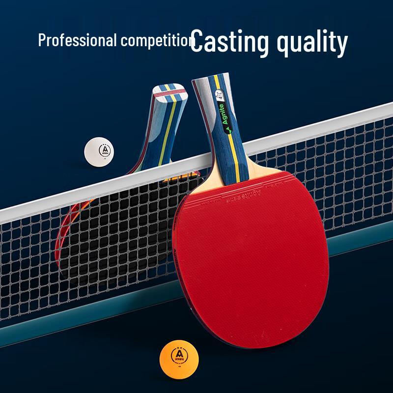 Deli Anglenette FH254 4-Star Shakehand Table Tennis Bat