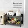 4-Tier Plastic Floor-Standing Storage Rack
