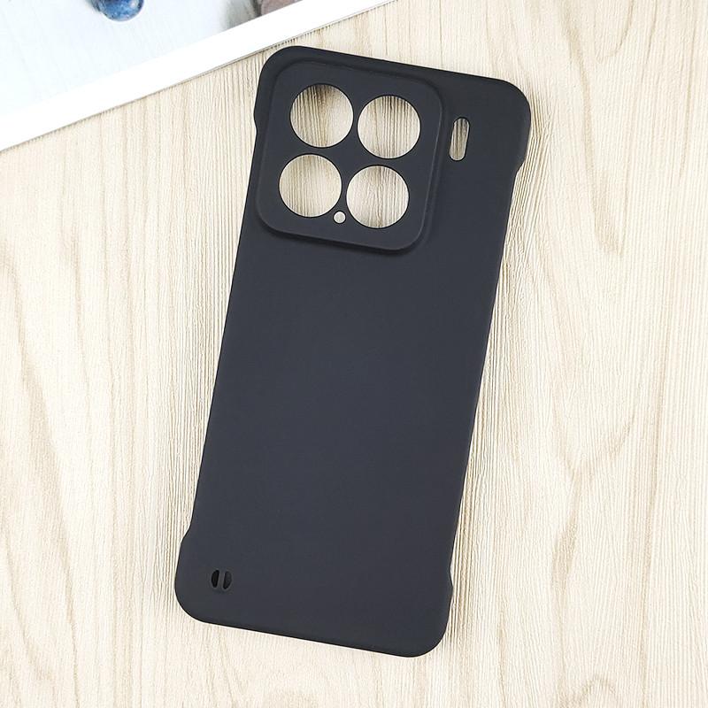 Solid Candy Color Skin Friendly Frameless Phone Case For Xiaomi 15 14 13 12 Pro Ultra Lite Anti-Fingerprints Shockproof Hard PC Matte Cover