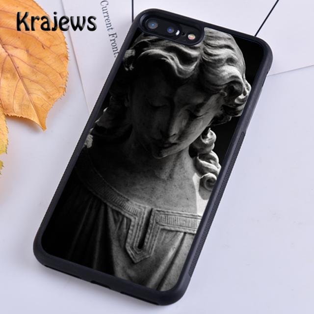 Krajews Vintage Plaster Statue David Aesthetic Art Phone Case For iPhone 14 SE 6 7 8 Plus XR XS 11 12 13 Pro Max Galaxy S21 S22