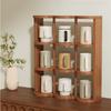 Многоярусная подставка для чашек, деревянная полка для фигурок, современная деревянная полка для хранения, домашний аксессуар