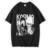 KPOP Четвертый Альбом KARMA Футболка ЧАНБИН ХЁНДЖИН ФЕЛИКС Корейская Мода Летняя Хлопковая Хип-Хоп Футболка Харадзюку Топы Уличная Одежда