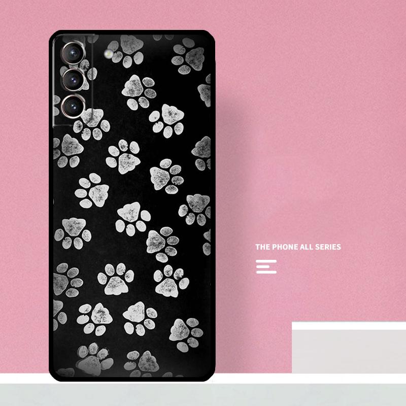 Dog Paw Phone Case For Samsung Galaxy S25 S26 Ultra S20 S21 S22 S23 S24 Plus S10 S25 FE Cover Coque