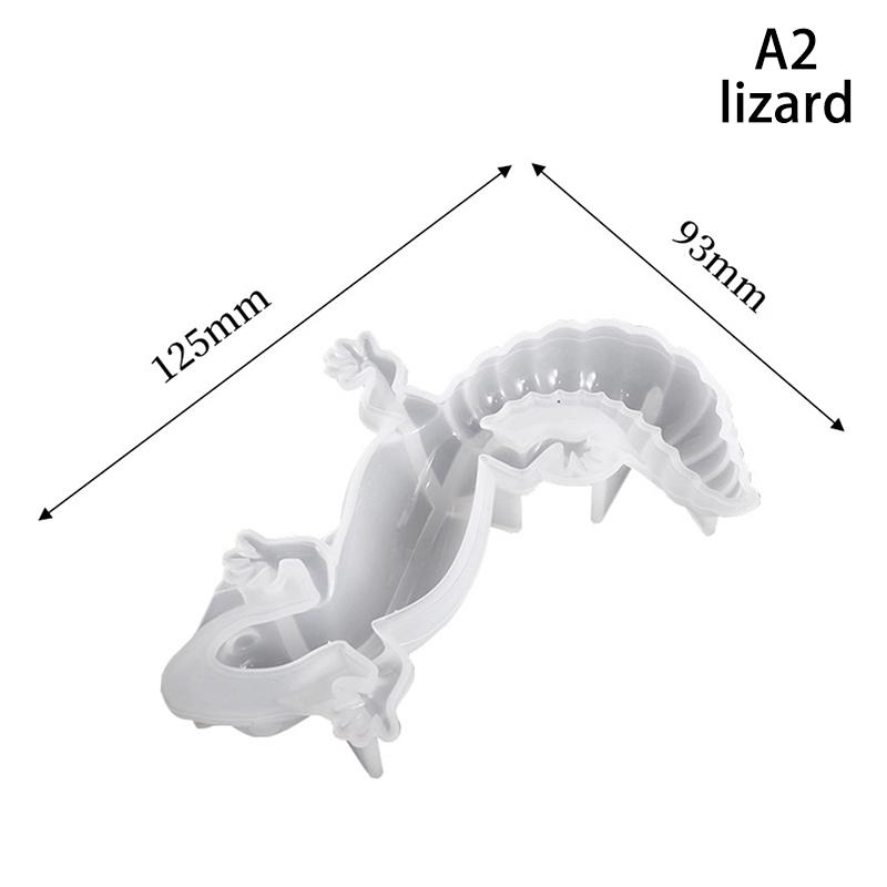 Diy форма для эпоксидной смолы, лягушка, ящерица, животные, орнамент, силиконовая форма