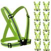 Capacity Set of 10 Safety Reflective 10 Piece for Construction Running Large Capacity [coco Plaza] [Large Pieces] Vest, Vest, Set, Work, Bicycle,