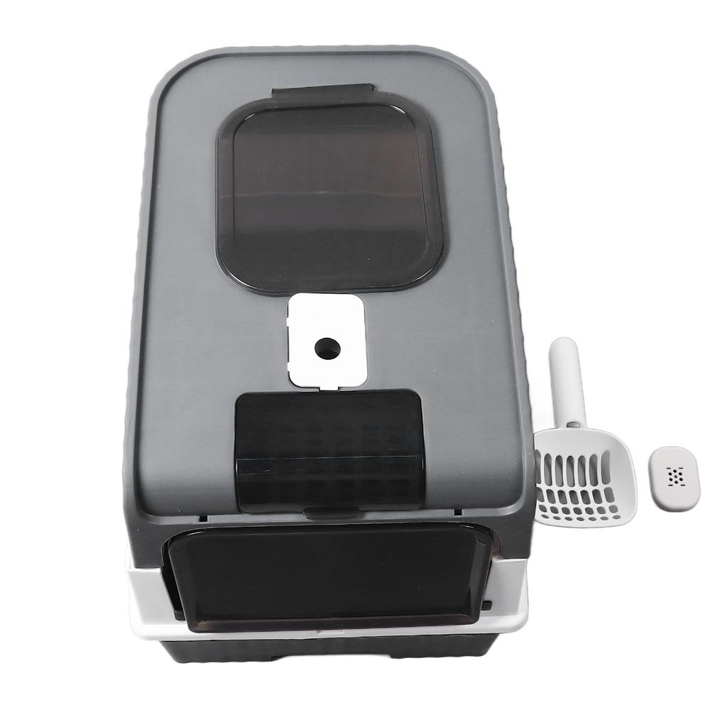 Закрытый кошачий лоток Большое пространство Защита от грязи Удаление запаха Дизайн с выдвижным ящиком Портативный кошачий лоток для помещения