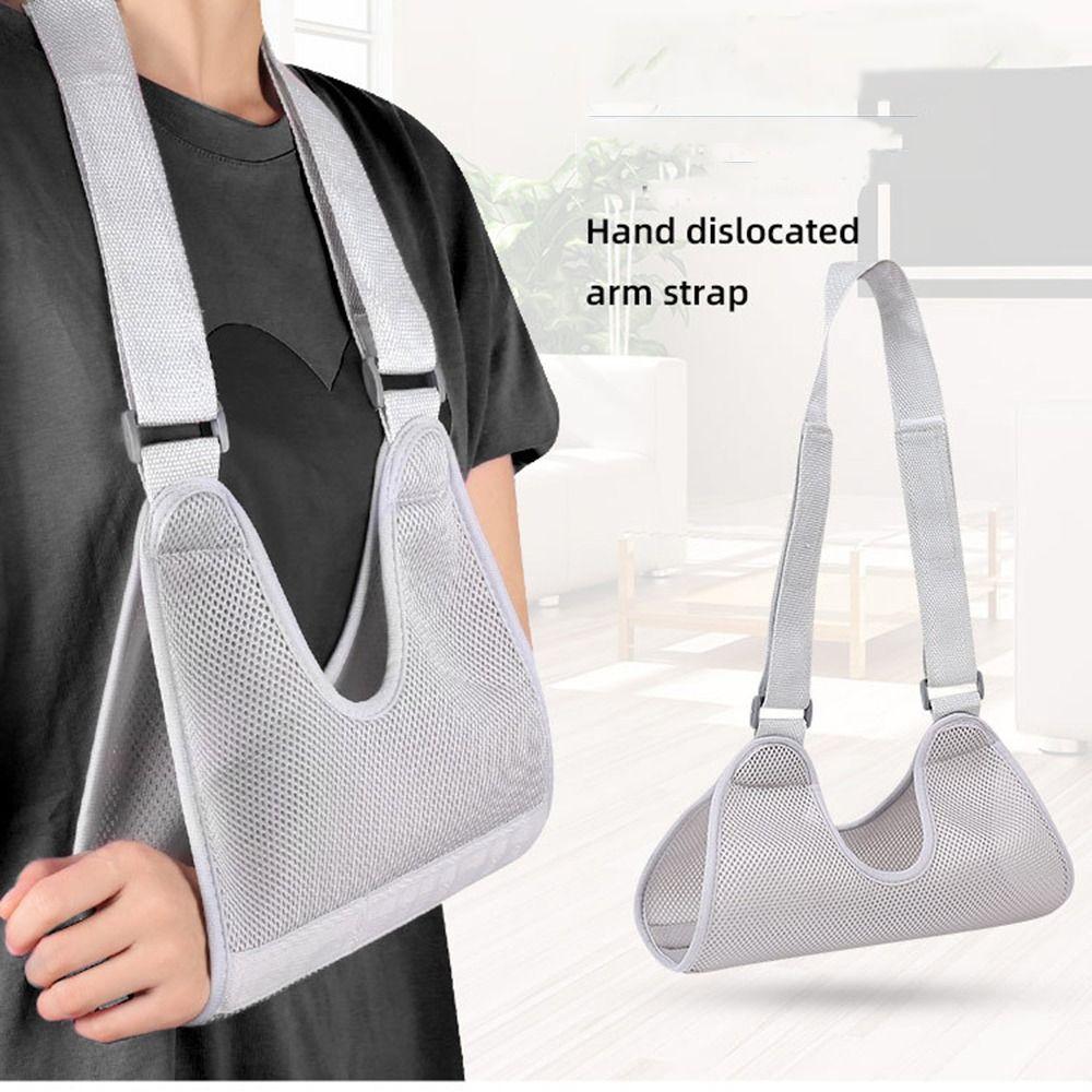 Webbing Shoulder Neck Wrist Protection Belt Gray Breathable Protective Gear Forearm