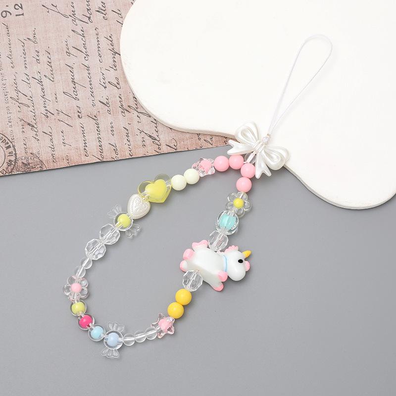 Красочный мультяшный чехол для телефона с ремешком и электропокрытием в квадратную клетку