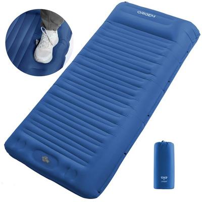 Origem Air Mat [толщина 14 см, сверхлегкий] коврик для кемпинга, автомобильный коврик, управляемый ногой, бесконечное количество соединений, в комплект входит подушка, удобный