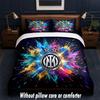 Borussia Dortmund Design Bed Bedding Set 1 Duvet Cover + 2 Pillowcases Soft Breathable Household Bed Linens