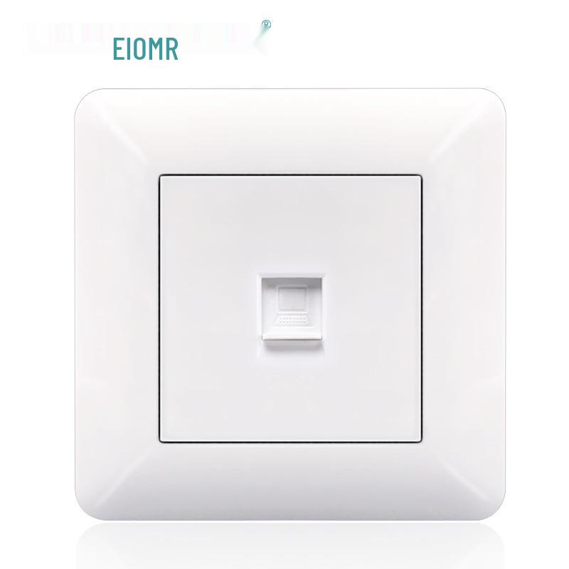 Изогнутая белая панель розетки европейского стандарта с двойным USB и Type C, немецкий выключатель, скрытая установка