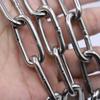 Stainless Steel Link Chain, 5mm, 5m/10m/20m/30m, 304, Anti-theft, Anti-tip, Playground Equipment, Parking Lots, Marine Decoration, Fishing, Forestry,