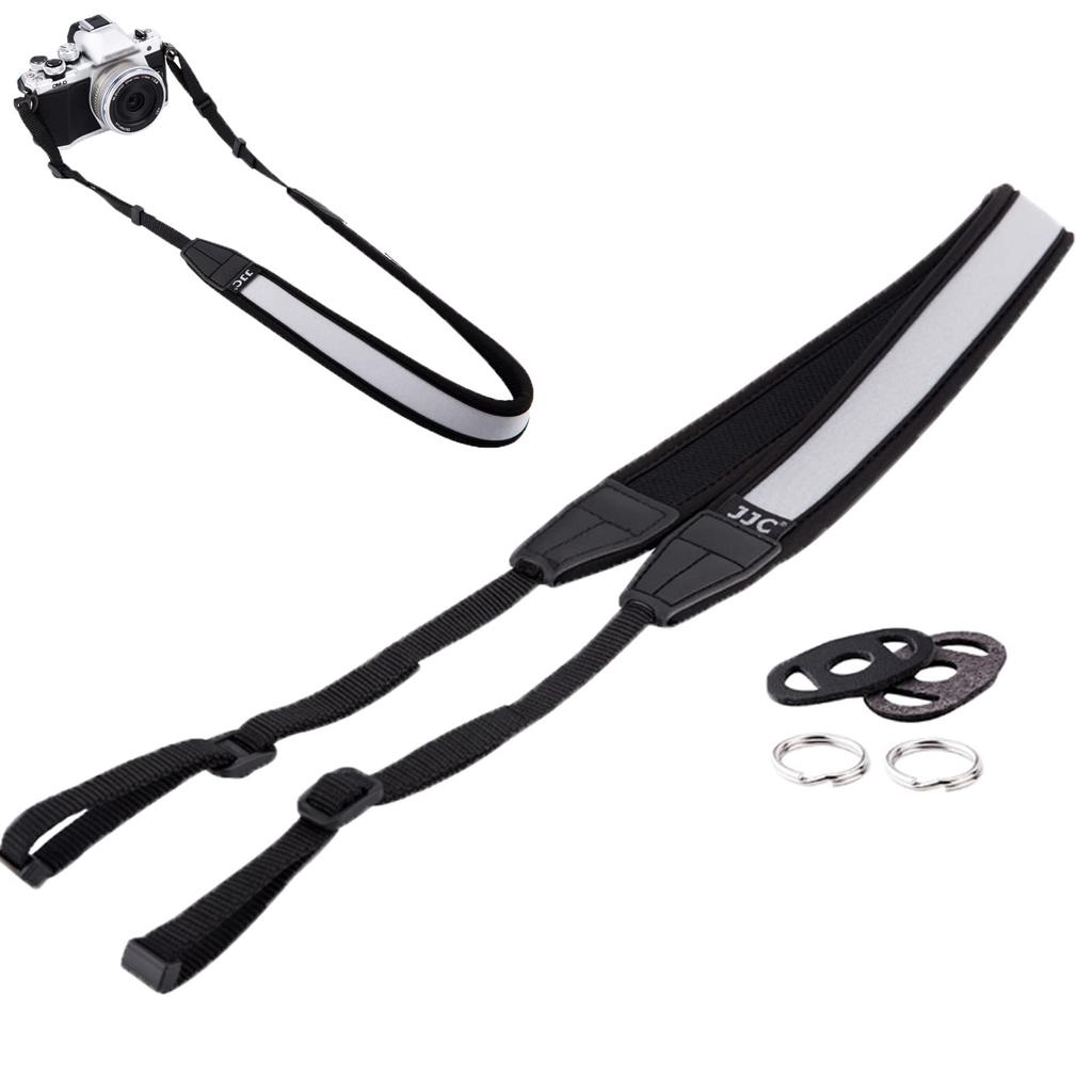 JJC Camera Neck Strap Canon EOS R8 R50 R6II R7 R10 R5C R5 R6 RP Kiss M2 KISS X10 X9 X9i X8i X7 Fujifilm X100VI Gray for X100V X100F Camera X-T5 X-T4