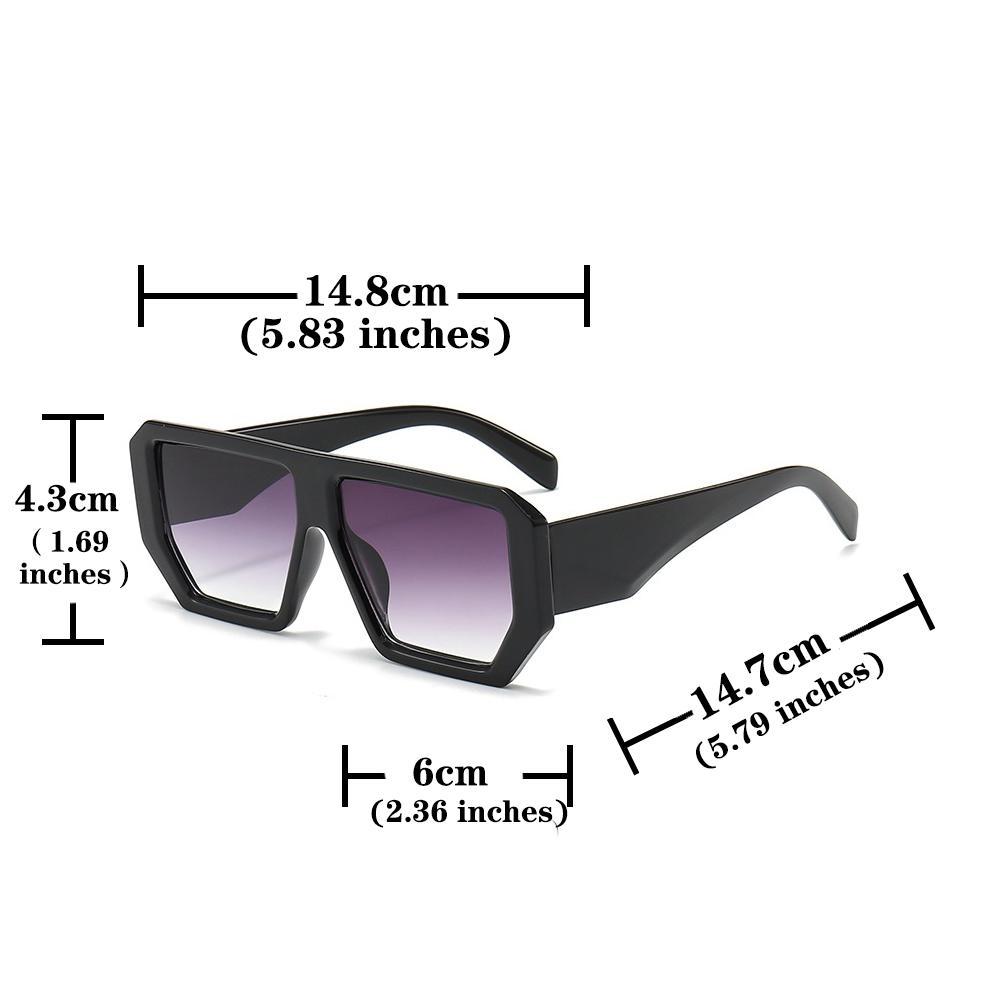 Винтажные солнцезащитные очки с большой оправой для женщин и мужчин, квадратные солнцезащитные очки, ретро, многоугольные очки, очки-гогглы, мужские, женские, прямоугольные очки ? ? ?