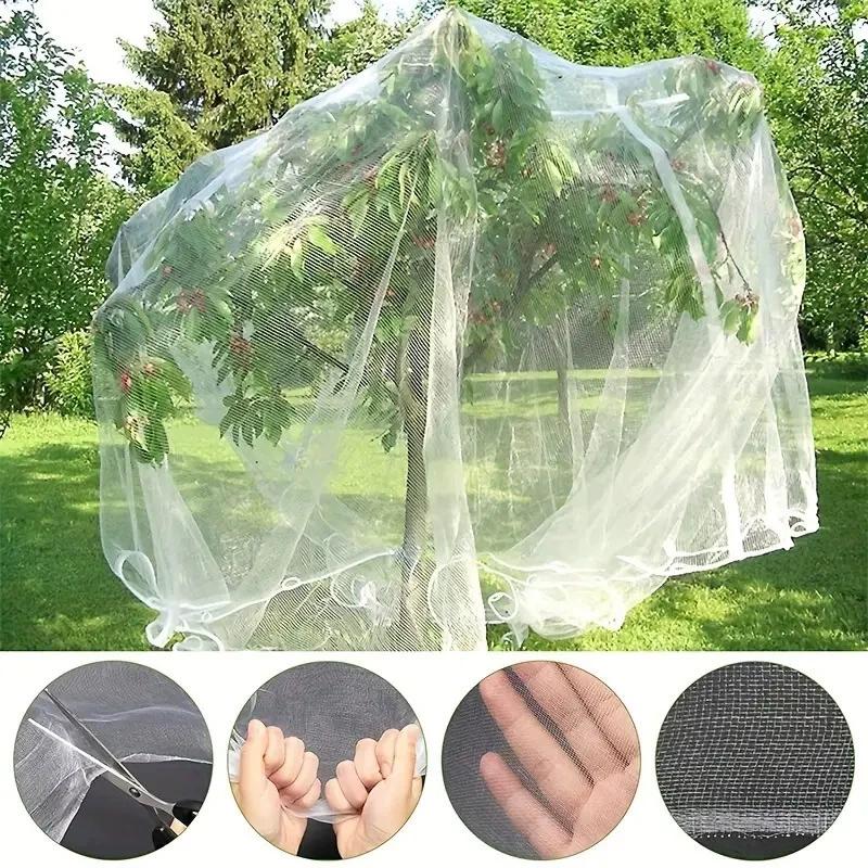 Garden Plant Insect Protection Net Vegetable Flower Fruit Woven Mesh Cover Plant Anti-Bird Net Pest Control Protective Net