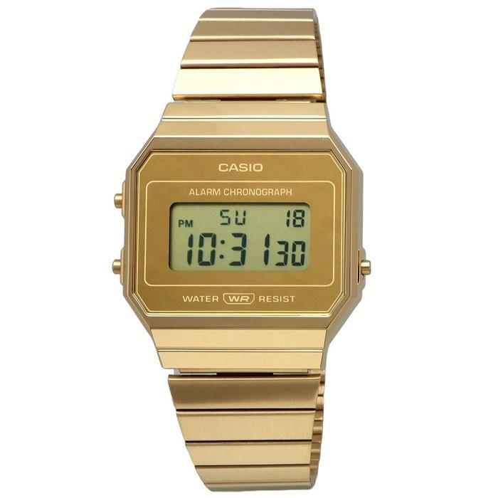 Casio Цифровые часы Винтажная серия A700WEVG-9A Золотой