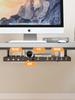 Under Desk Cable Management Tray,Extendable Sturdy Steel Under Desk Cord Hider Raceway,Power Strip Cord Holder Wire Management