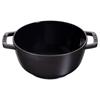 Staub Set Black Fondue Pot Lit Enamel Pot Japanese Specialist "Fondue 18cm" [Авторизованный продукт] 40511-971