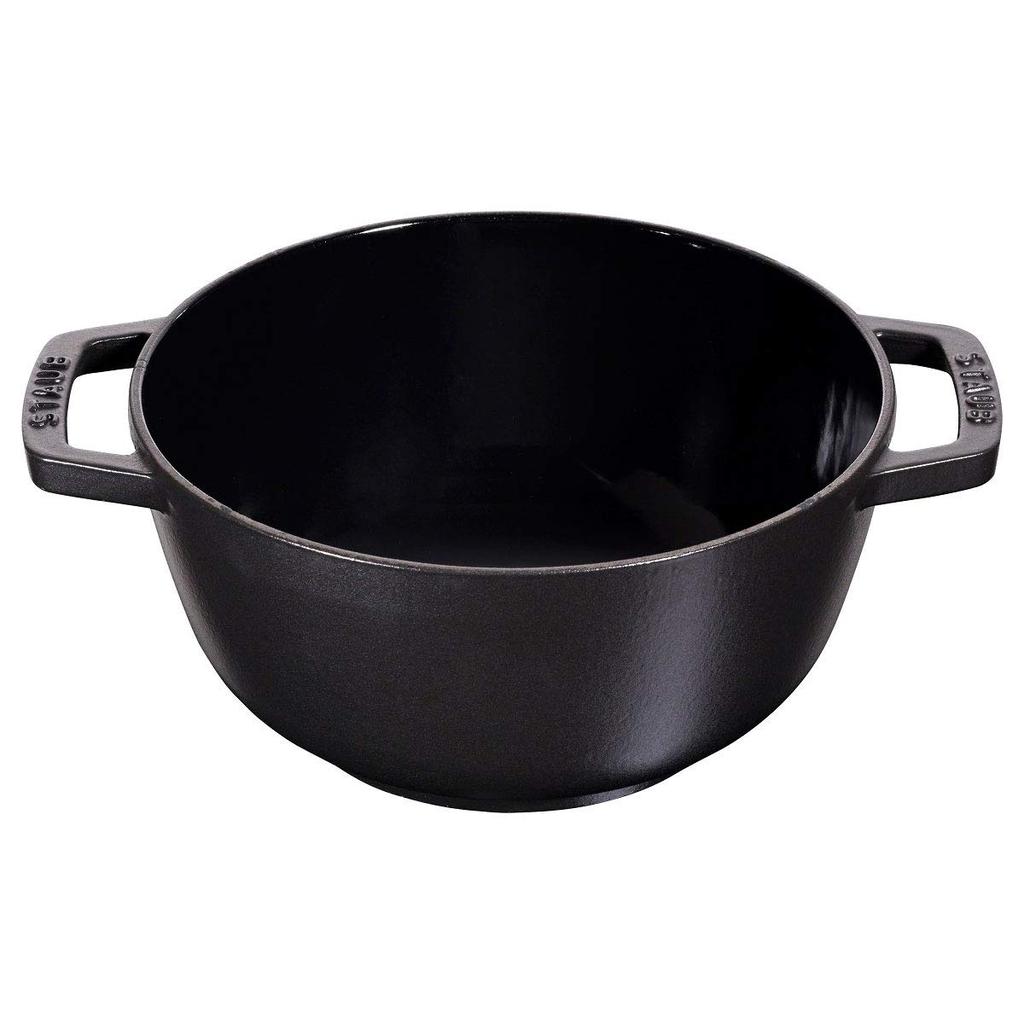 Staub Set Black Fondue Pot Lit Enamel Pot Japanese Specialist "Fondue 18cm" [Авторизованный продукт] 40511-971