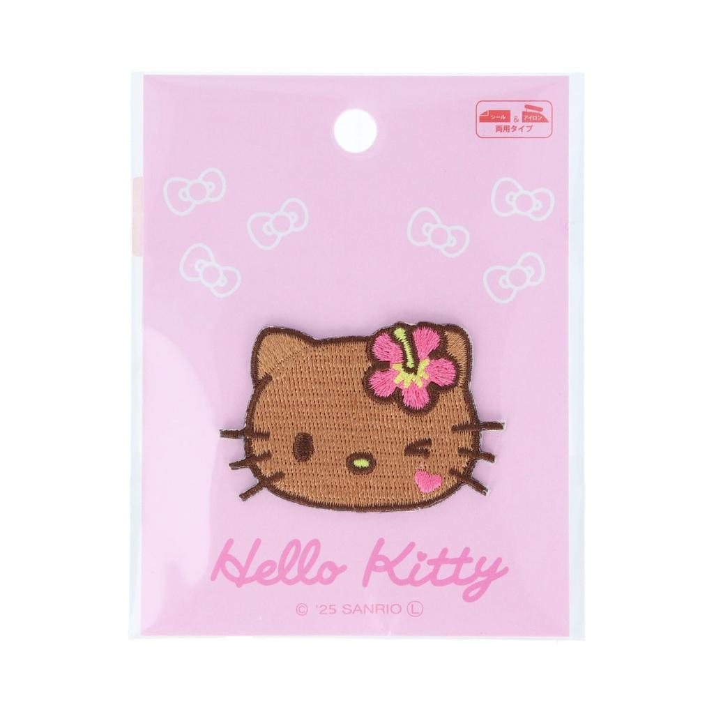Киёхара Персонажи Sanrio Наклейка-патч для глажки Хелло Китти Солнечный ожог Ш53ммВ35мм RIO-3211