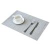 PVC Placemats Stripe Bowl Kitchen Dining Room Pad Western Table Mats Sales
