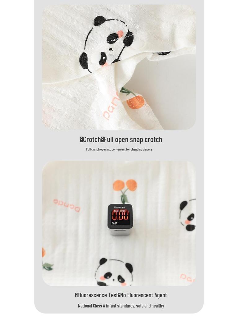 Летний хлопковый ромпер-монах с длинным рукавом и бабочкой для новорожденных