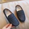2024 Spring and Autumn British Style Soft Simple Solid Colour Breatheable Light Slip-on Non-slip Flat-Heel Casual Shoes for Boys