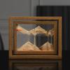 3D Hourglass Sand Landscape Desktop Ornament Hourglass Moving Sand Art Quicksand Painting