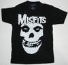 Панк-рок группа Misfits Классический череп с логотипом Футболка Новая