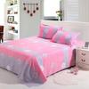 Queen Size Bed Sheet Single Soft Brushed Cotton Bedding Rustic Design All Seasons Breathable 1.6m Double Bed Sheet
