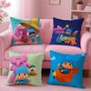 Мультяшная Милая Наволочка P-Pocoyo Удобная Двусторонняя Наволочка Идеально Подходит для Автомобиля Дивана Спальни и Многого Другого