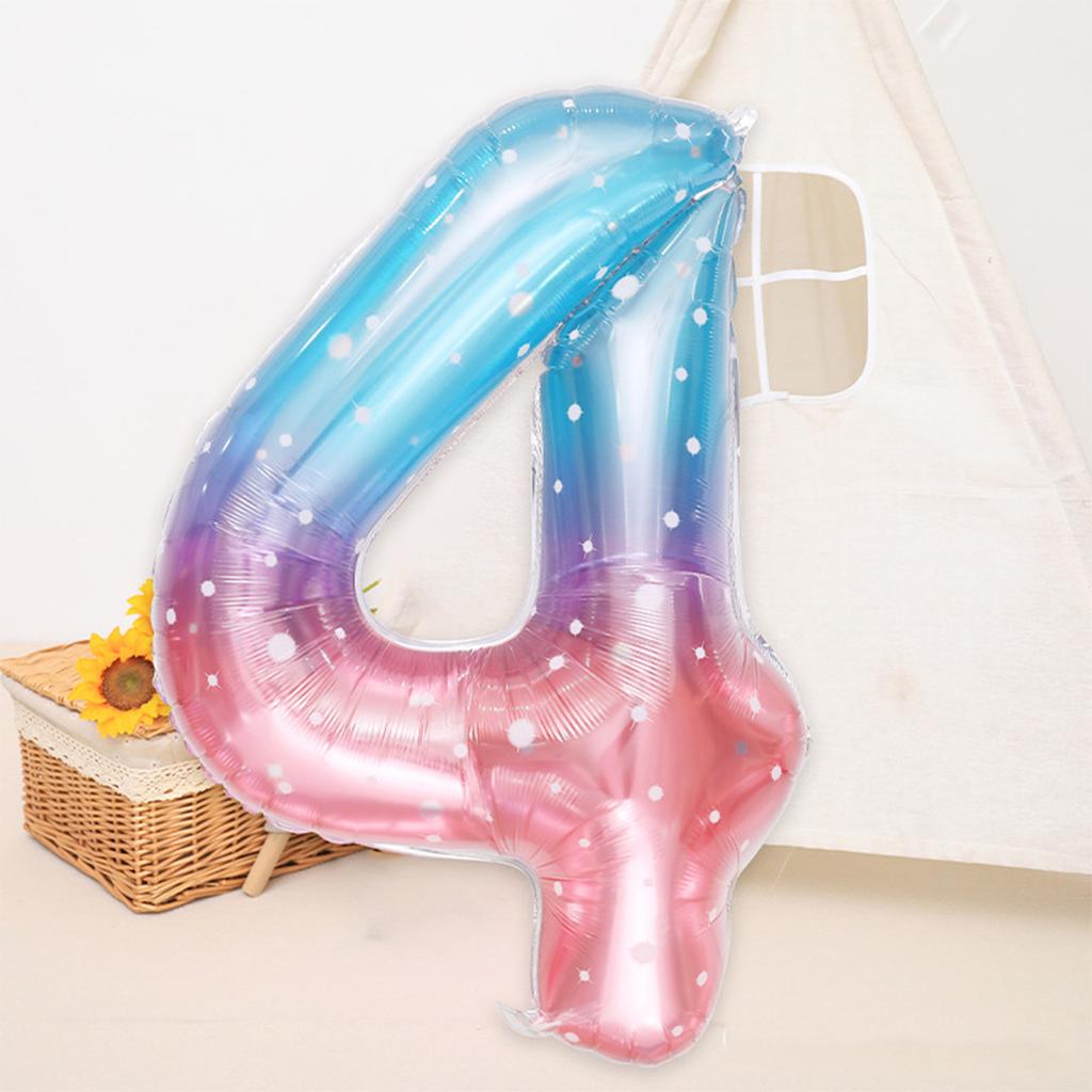 1 шт./пакет, 40-дюймовый высококачественный двухцветный градиентный кристалл со звездным небом, цифровой воздушный шар