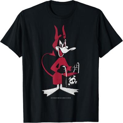 Костюм Дэффи Дьявола из Looney Tunes Хэллоуинская футболка