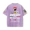 2026 Лето Ducati F1 Гоночный костюм Red Bull Вестаппен Командная форма Футболка с коротким рукавом Винтажная стирка Футболка с круглым вырезом