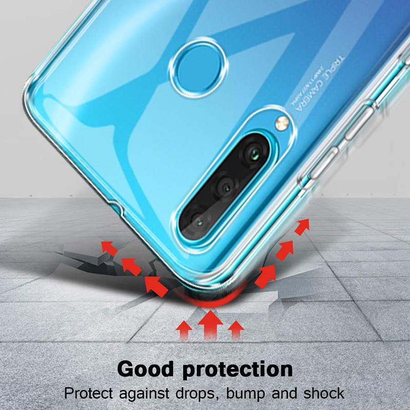 Прозрачный мягкий чехол из ТПУ для Huawei Honor 20 20S 10i 10 Lite 9X Pro 8C 8S 8A 8X View 30 20 10