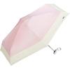 Tiny Pink Completely UV for Both Sun and Compact Folding [2022] Wpc. 47cm, Blackout, 100% Protection, Rain, Ladies' Parasol, 801-6423