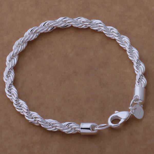 925 Silver Bracelet Heart High Quality Romance Chain For Woman Men Fashion Engagement Party Wedding Jewelry Gift