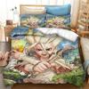 Новый Аниме Dr.STONE 3D Печать Комплект Постельного Белья Пододеяльники Наволочки Одеяло Мягкий Хлопок Постельное Белье