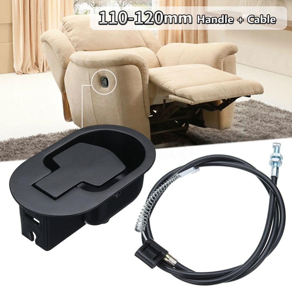 Black finished surface Pull Cable Switch Aluminum accessory parts Furniture Latch  Sofa chair refit