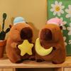 Star Creative Moon Capybara Plush Toy Cute Cartoon Children Birthday Doll Gift